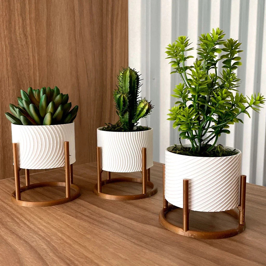 Trio de Cachepots Elegance