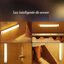 Luz inteligente com sensor de movimento para armário, escada e porta, iluminação automática e prática